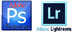 Photoshop and Lightroom Logos